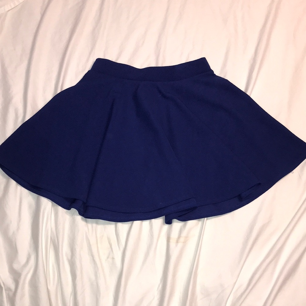 Blue Skater Skirt